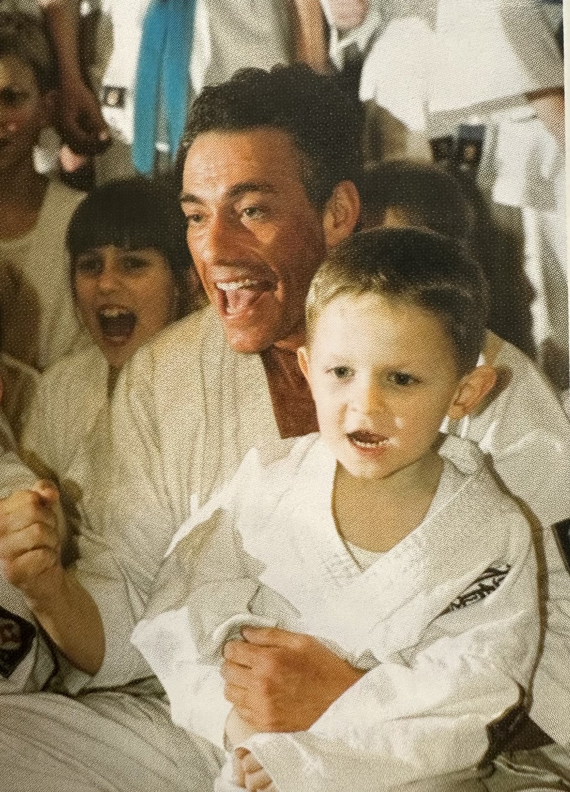 Dzieci podczas treningu karate Kyokushin